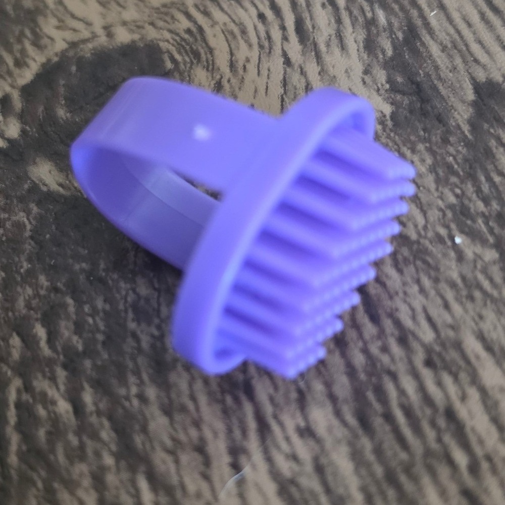 AMERICAN GIRL Hair‎ Brush 18" Doll Purple Finger Loop Styling Accessory
